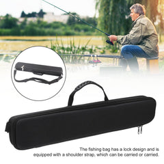 JWthee travel fishing rod case interior compartments keep rods organized
