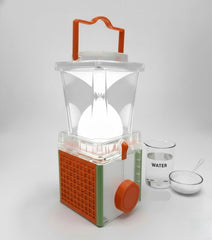 JWWYJ Saltwater Lantern activation scene showing easy, battery-free lighting.