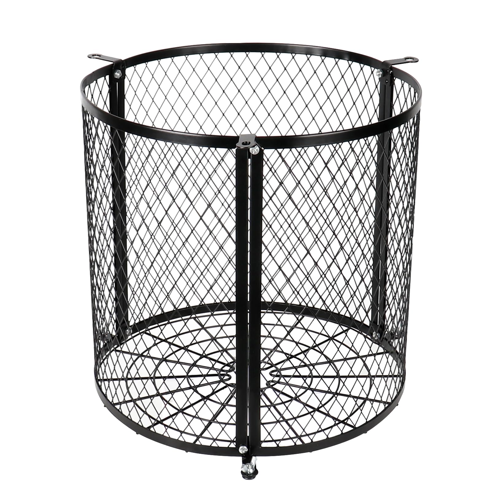 JXLXYY Deer Feeder Varmint Guard metal cage protects feed from wildlife.