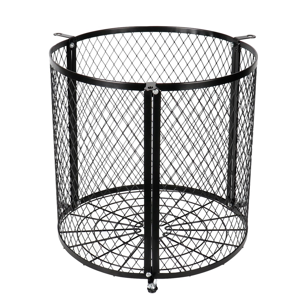 JXLXYY Deer Feeder Varmint Guard metal cage protects feed from wildlife.