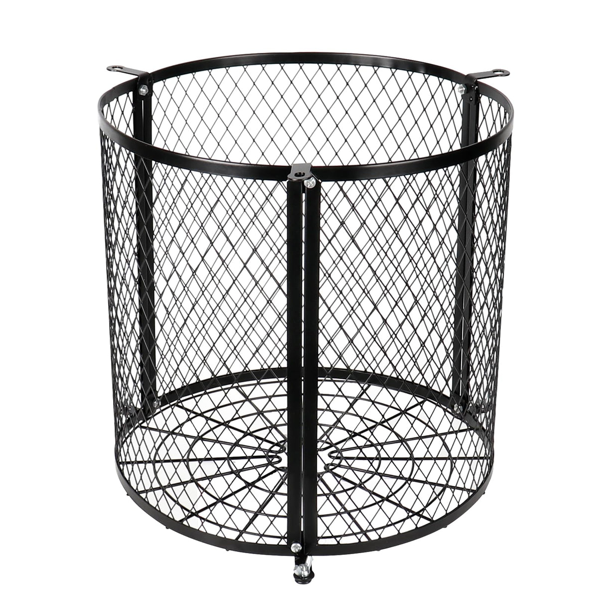 JXLXYY Deer Feeder Varmint Guard metal cage protects feed from wildlife.