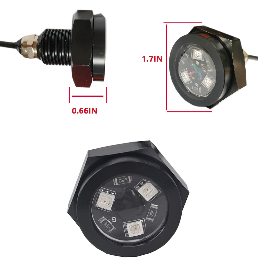 High brightness 27W RGB LED output for night fishing