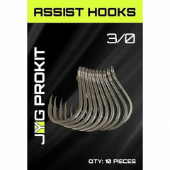 JYG PRO FISHING assist hooks 3/0 for versatile slow pitch jigging in saltwater