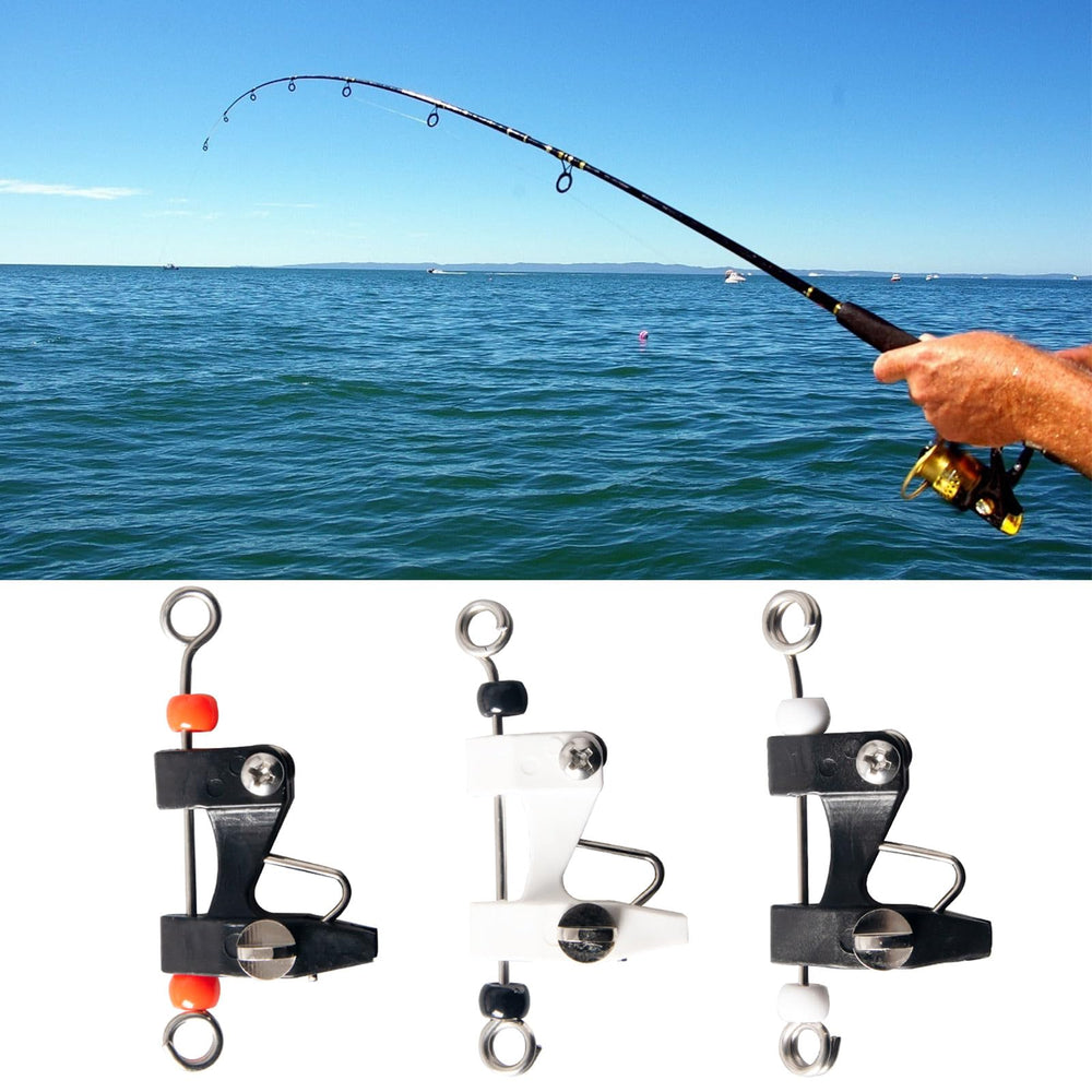 Jynqra heavy tension clip in metal and ABS for rugged trolling.