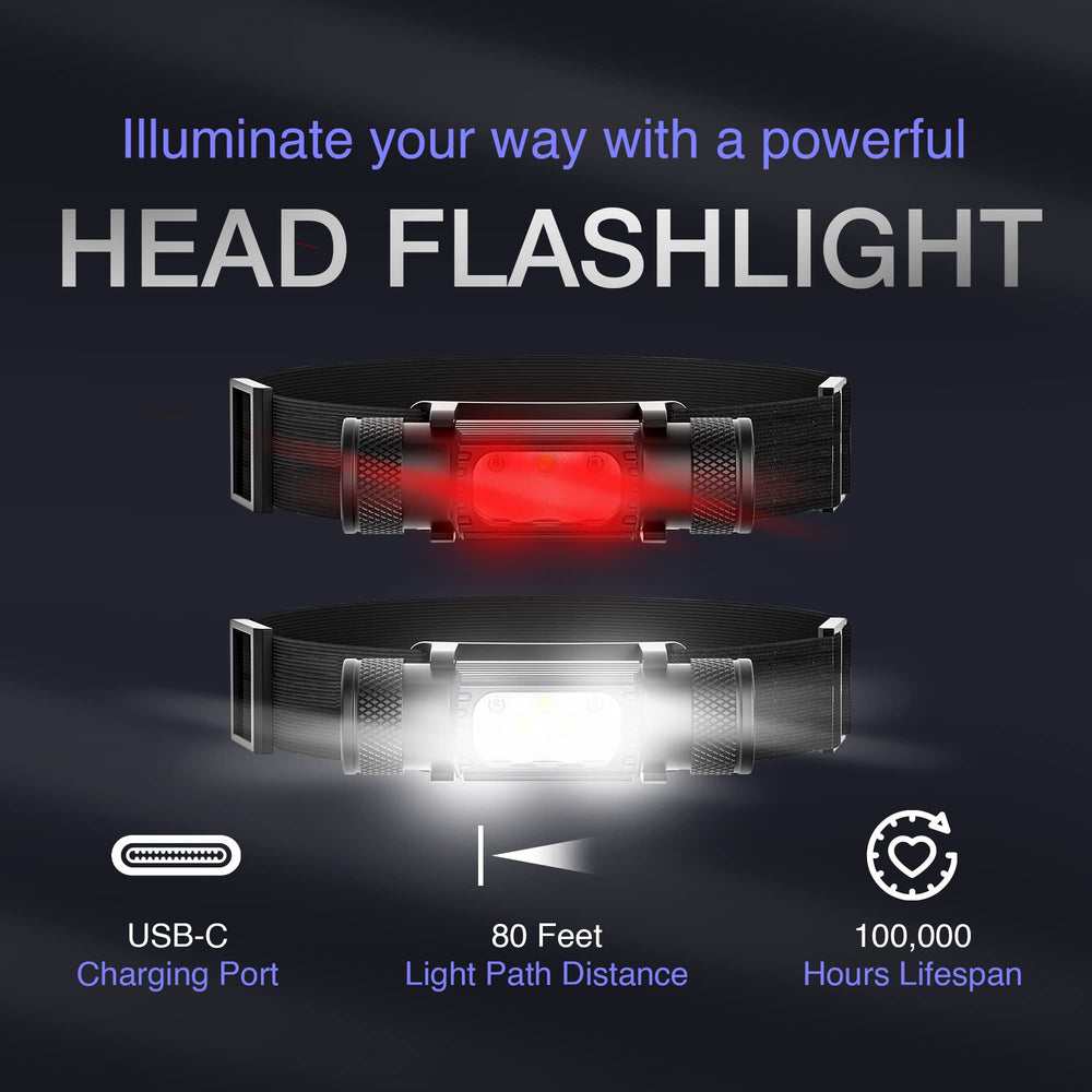 K-Bern headlamp during dog-walking at night demonstrating hands-free lighting.