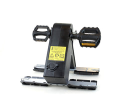 K-TOR Power Box 50 pedal generator powering small devices on the go.