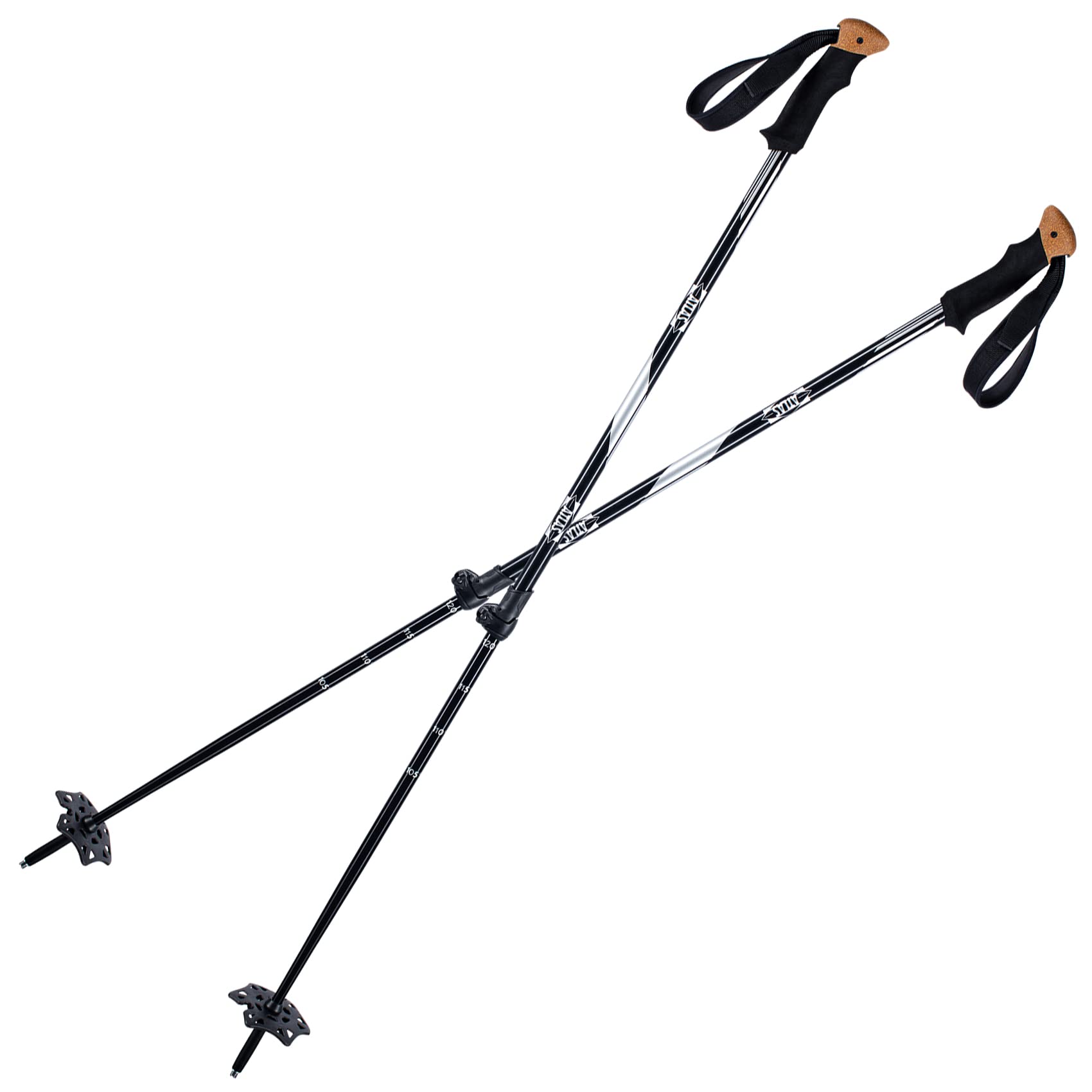 K2 Atlas snowshoes poles showcase 6061 aluminum body for lightweight, durable support