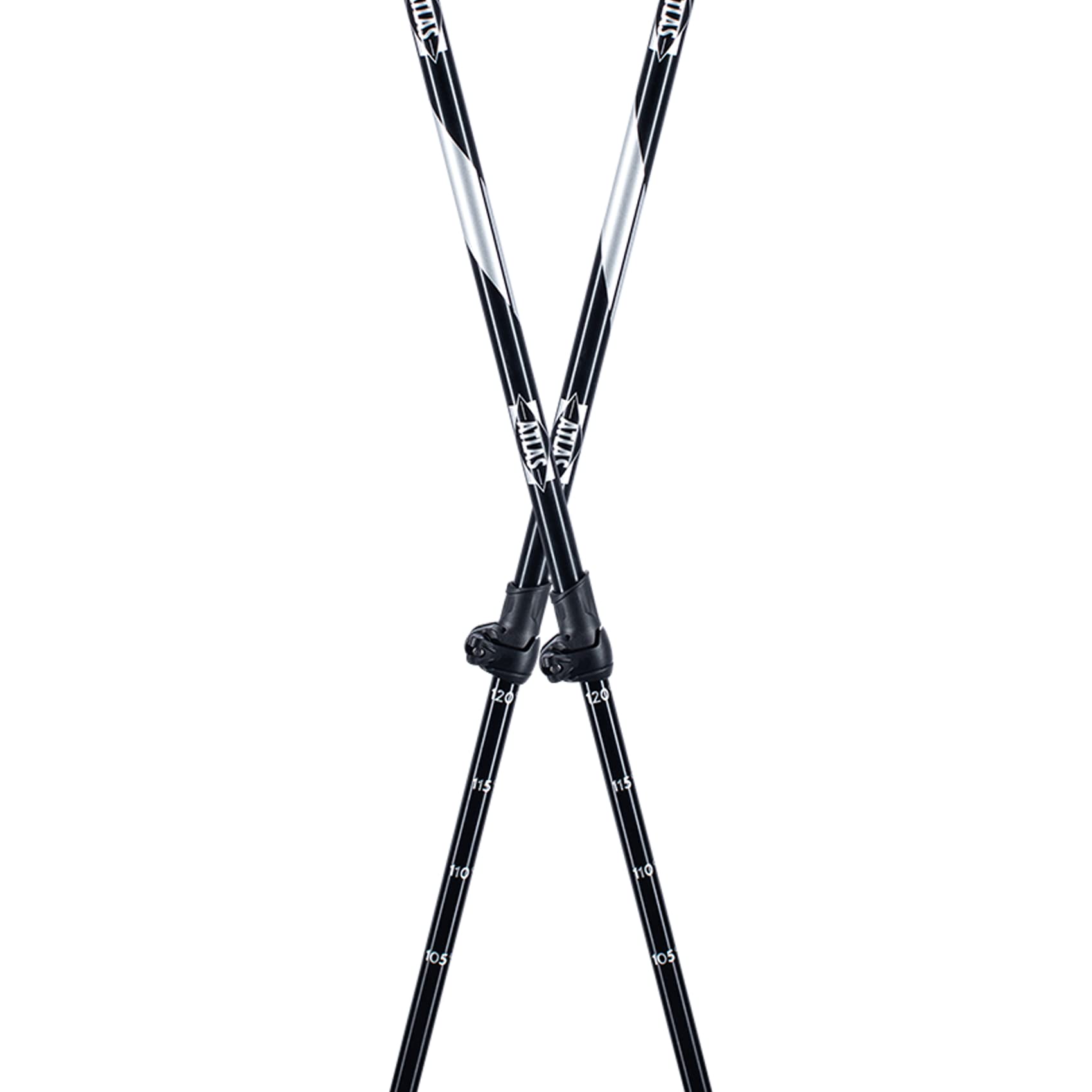 K2 Atlas snowshoes poles feature EVA grip and steel flex tips for stability
