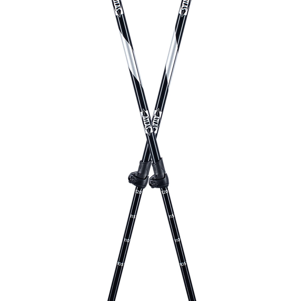 K2 Atlas snowshoes poles feature EVA grip and steel flex tips for stability