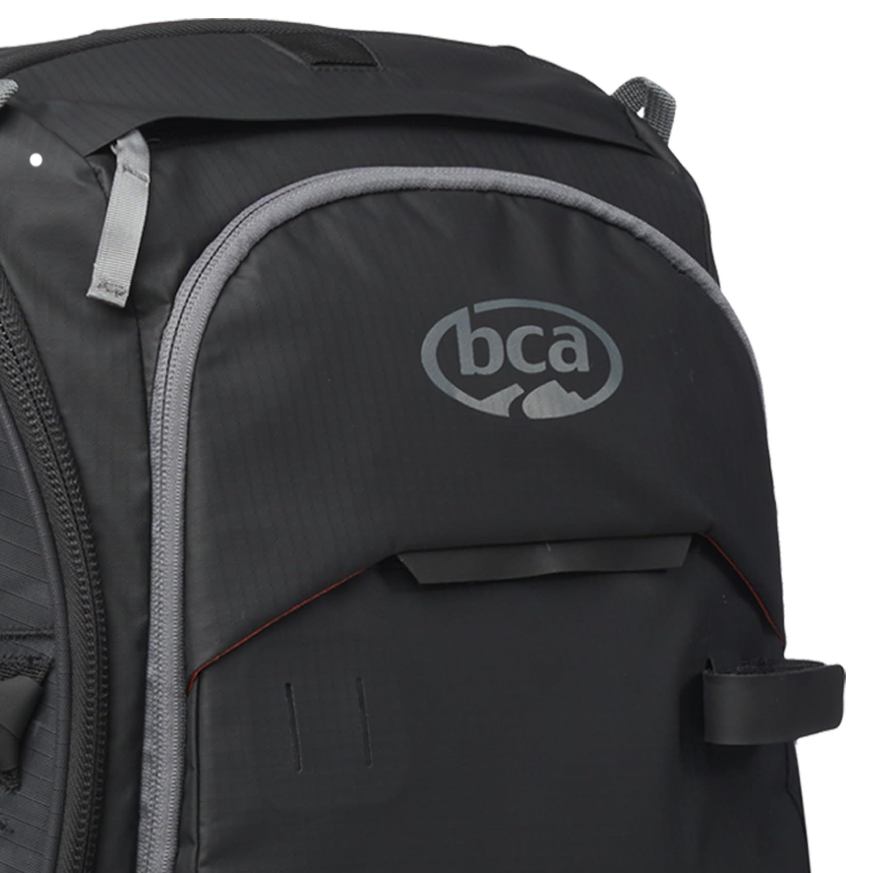 K2 BCA Classic black backpack side pocket for easy access