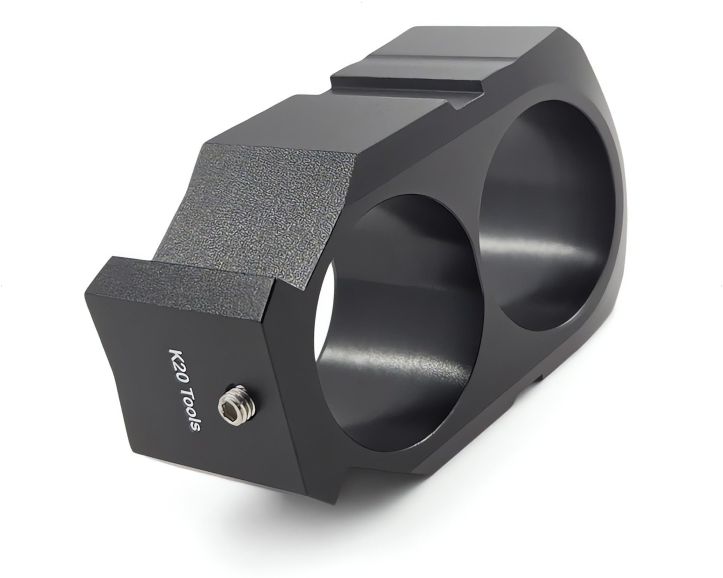 K20 Tools 12-gram CO2 housing adapter demonstrates front sight clearance in use.