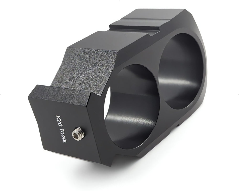 K20 Tools 12-gram CO2 housing adapter demonstrates front sight clearance in use.