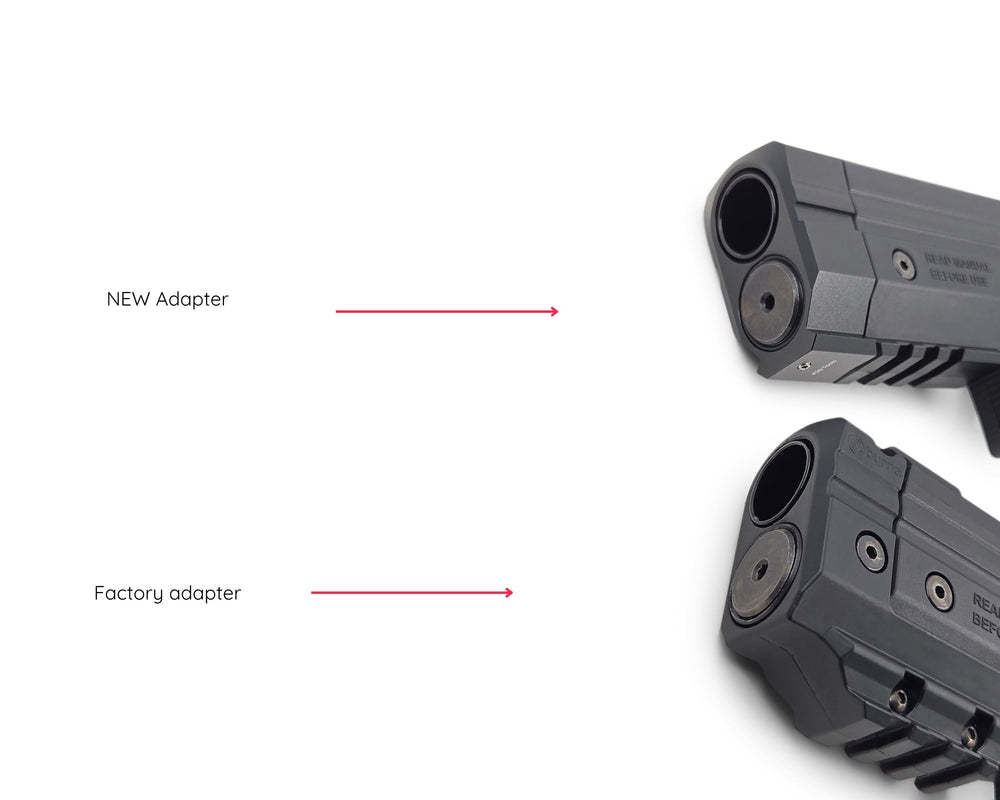 K20 Tools byRNA housing adapter compatible with BYRNA LE, SD, HD, EP.