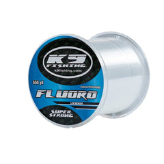 K-9 Clear Fluoro Line 550-yard spool with bright visibility for precise casting
