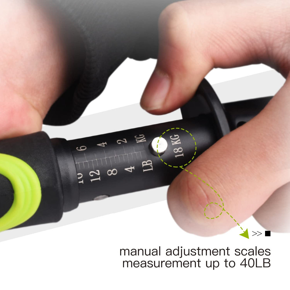 Fish lip gripper with scale weighing a fish