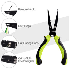 360-degree rotatable grip handle with non-slip TPR rubber