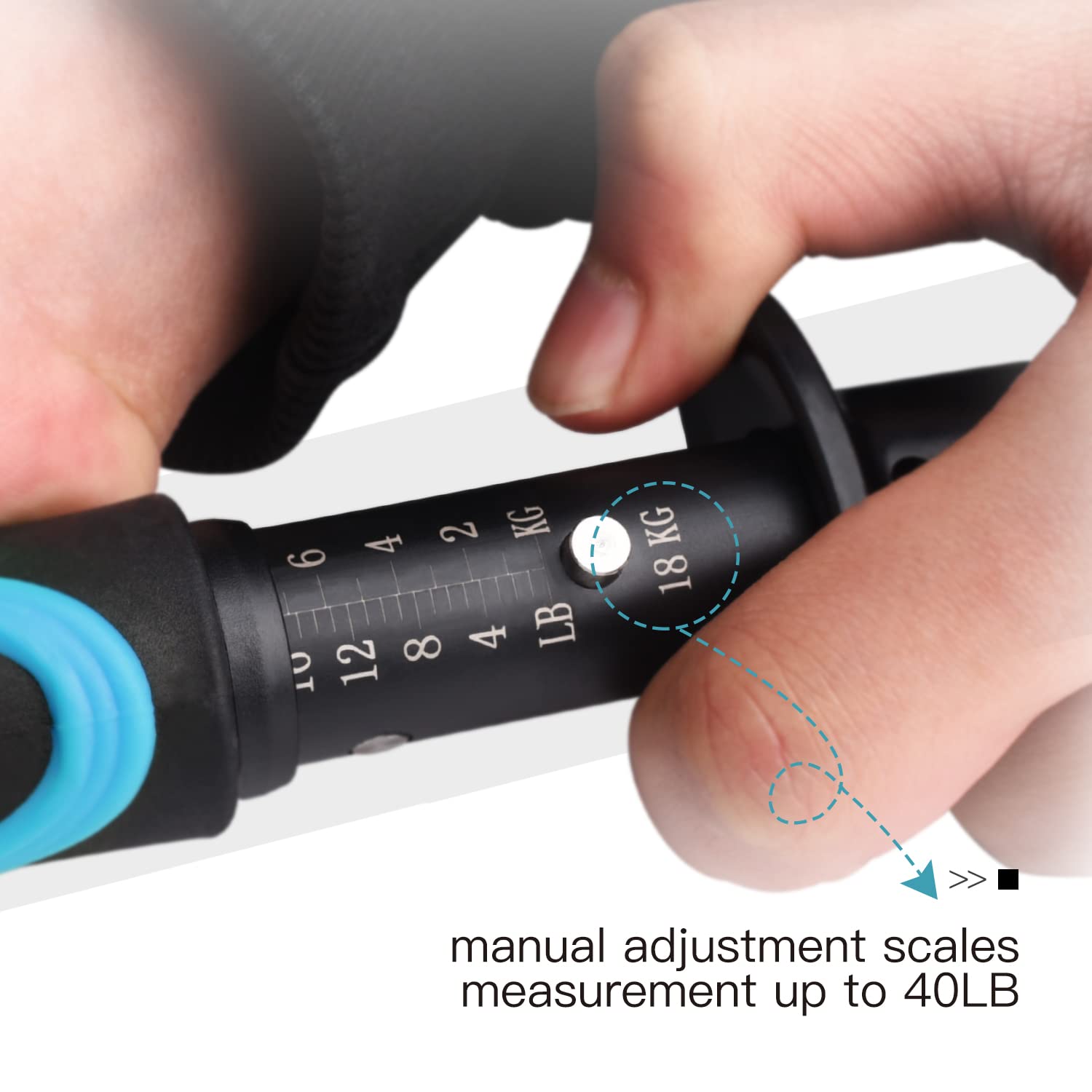Safety lanyard included with Kaba Lip Gripper