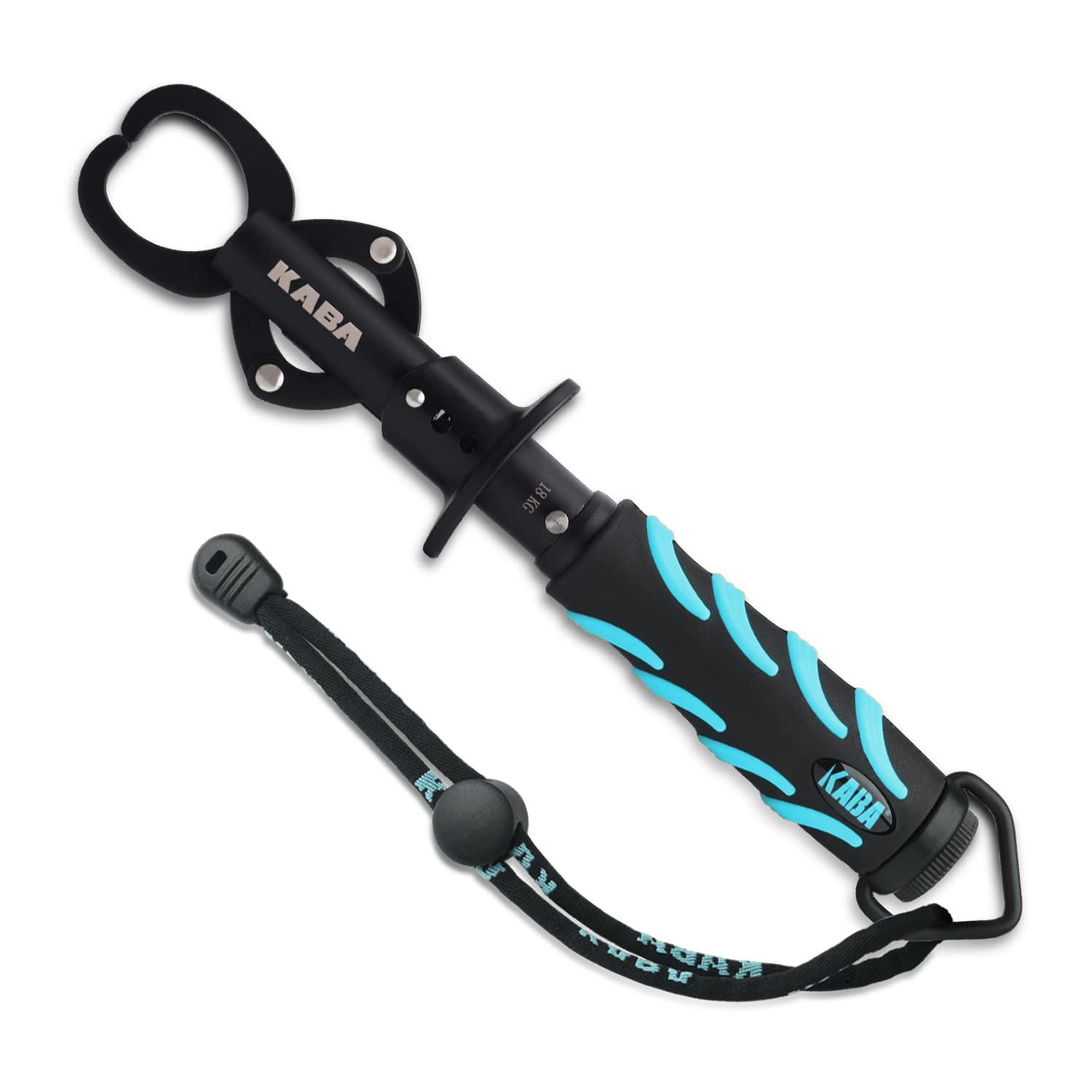 Kaba Fish Lip Gripper with Scale blue front view
