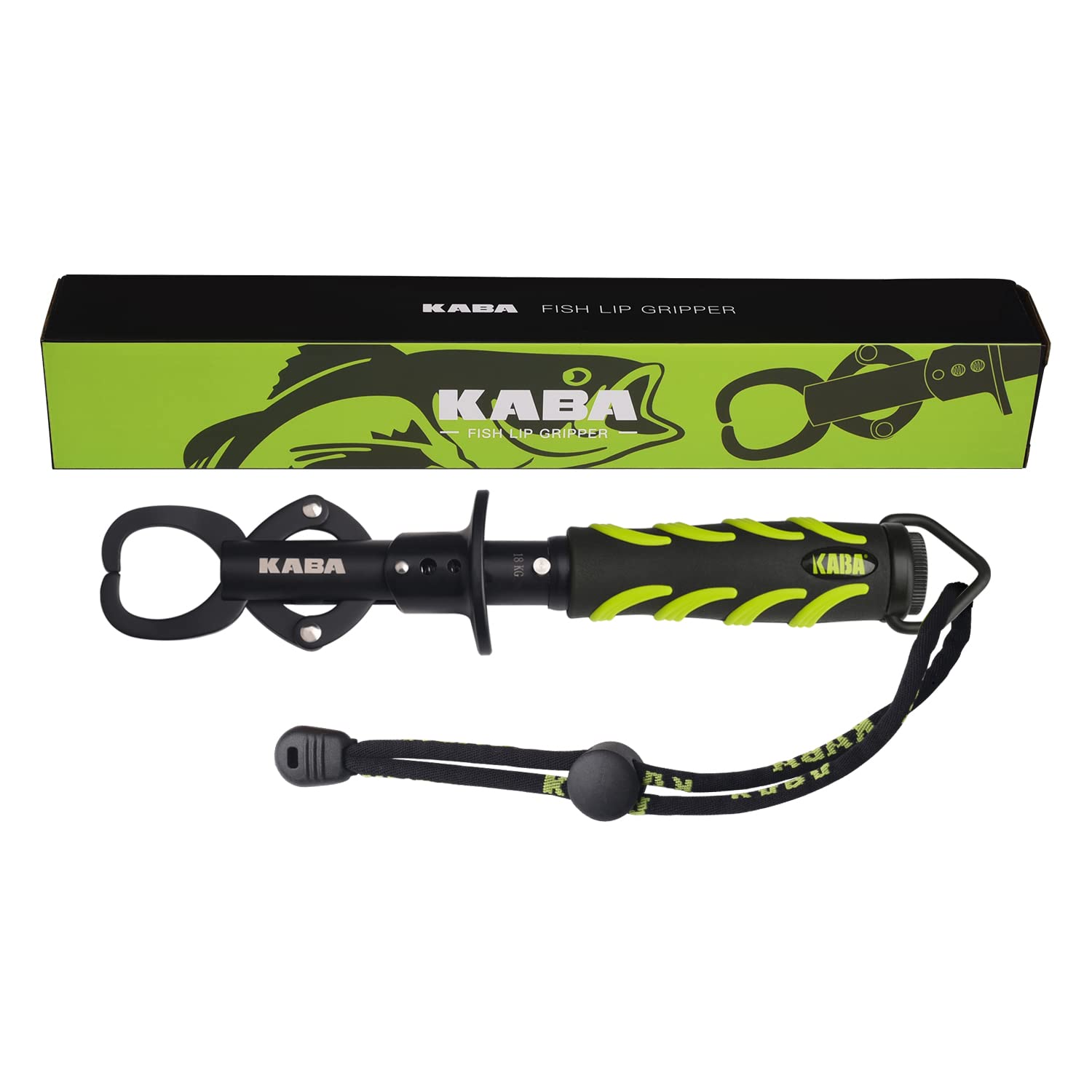 Kaba lip gripper and scale tool on display with accessories