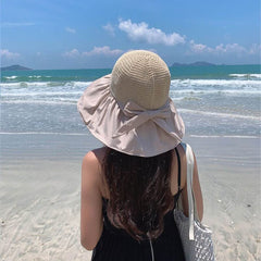 KABAKE lightweight breathable sun hat provides shade during outdoor activities.