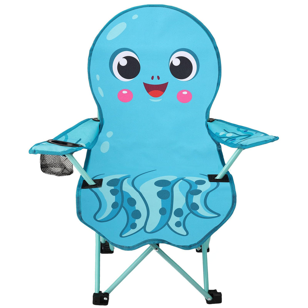 KABOER kids octopus chair closeup shows durable Oxford fabric for outdoor use.