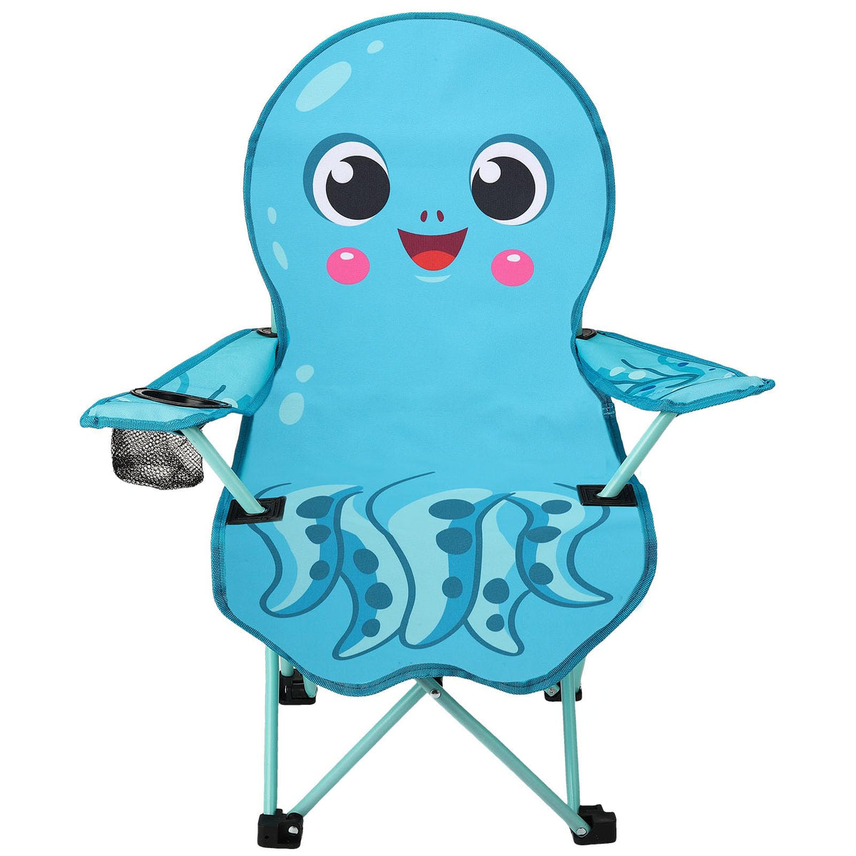 KABOER kids octopus chair closeup shows durable Oxford fabric for outdoor use.