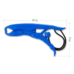Kahara Fish Grip Blue 10-Inch unique jaw lip grip for safe catch