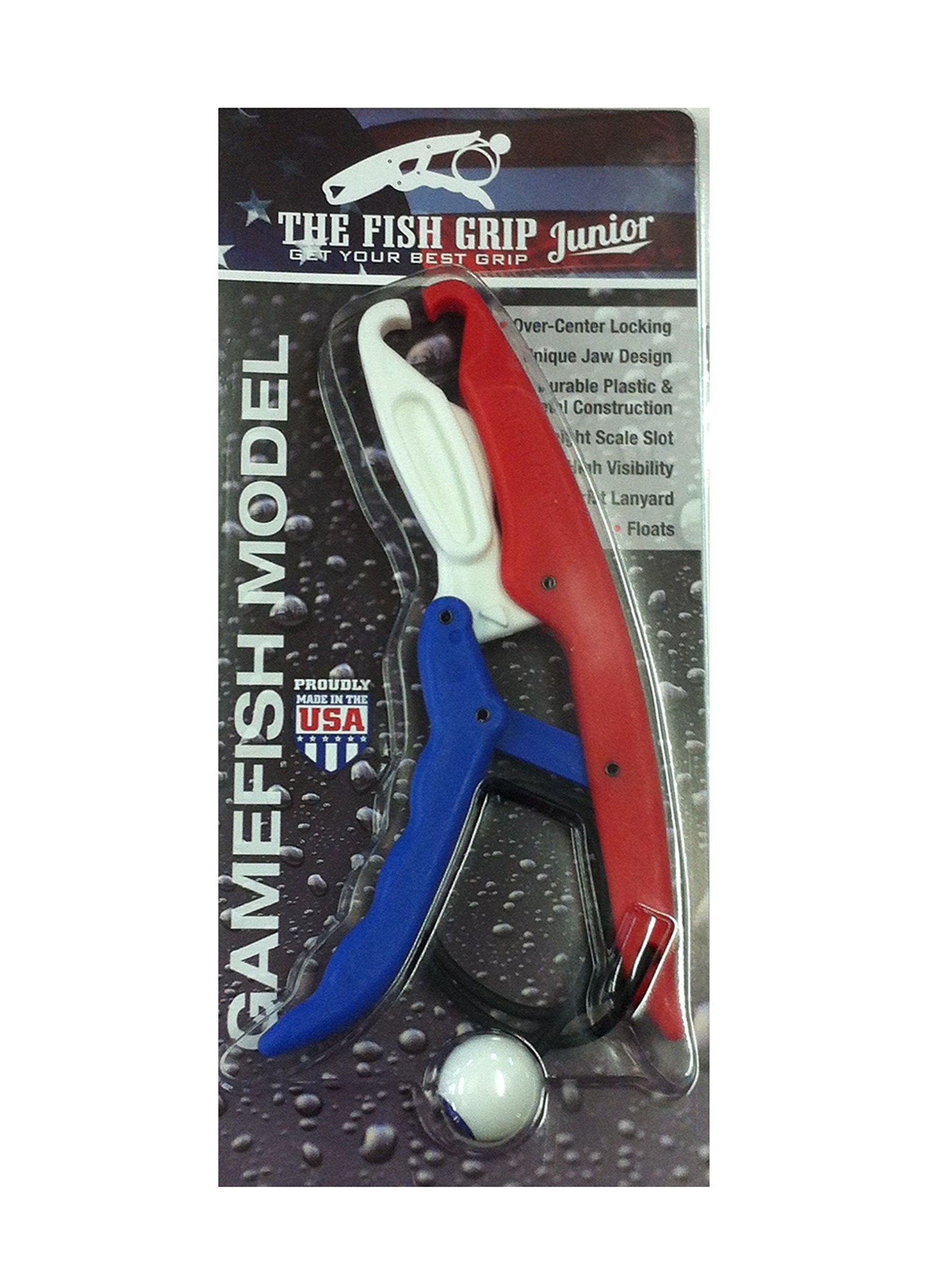 KAHARA United Plastic Fish Grip Junior front view; high visibility floats.