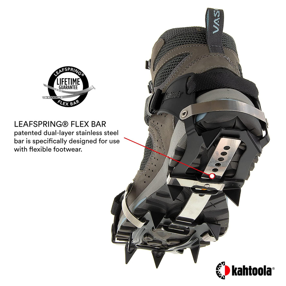 LeafSpring Flex Bar supports flexible footwear for fast motion.