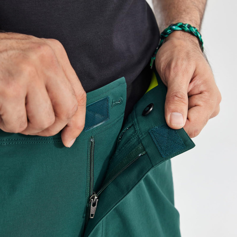 KAILAS water-repellent finish helps shed light rain during outdoor sessions