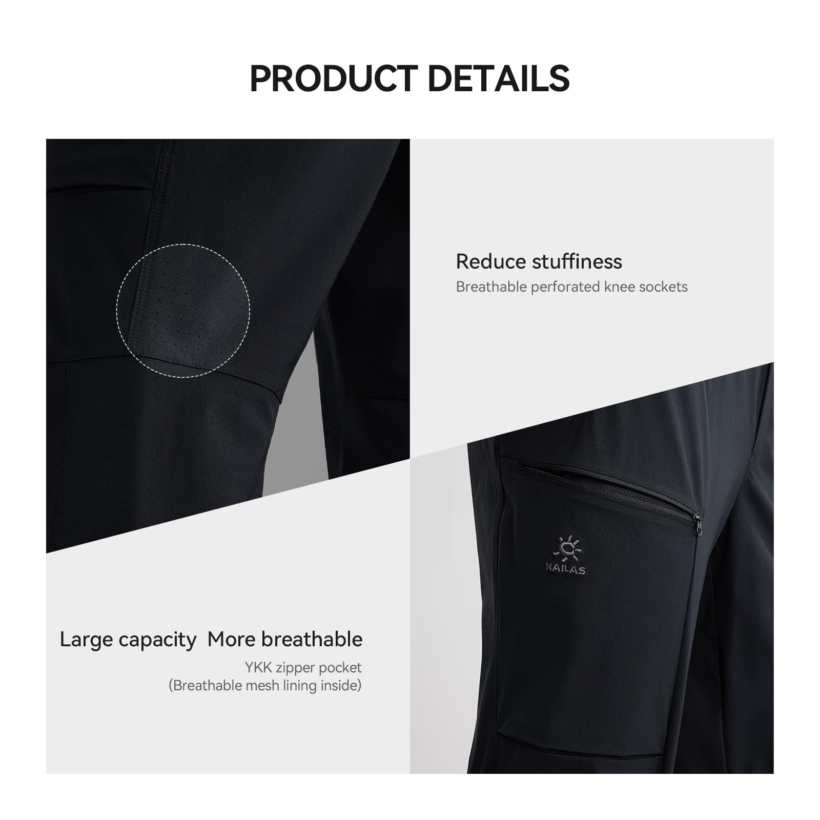 KAILAS men's hiking pants field-ready for camping and hiking adventures