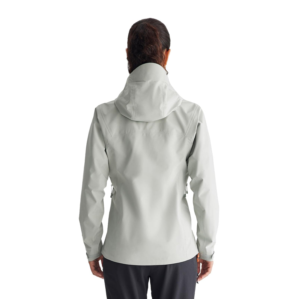 KAILAS jacket with adjustable hood and cuffs for a secure, customizable fit.