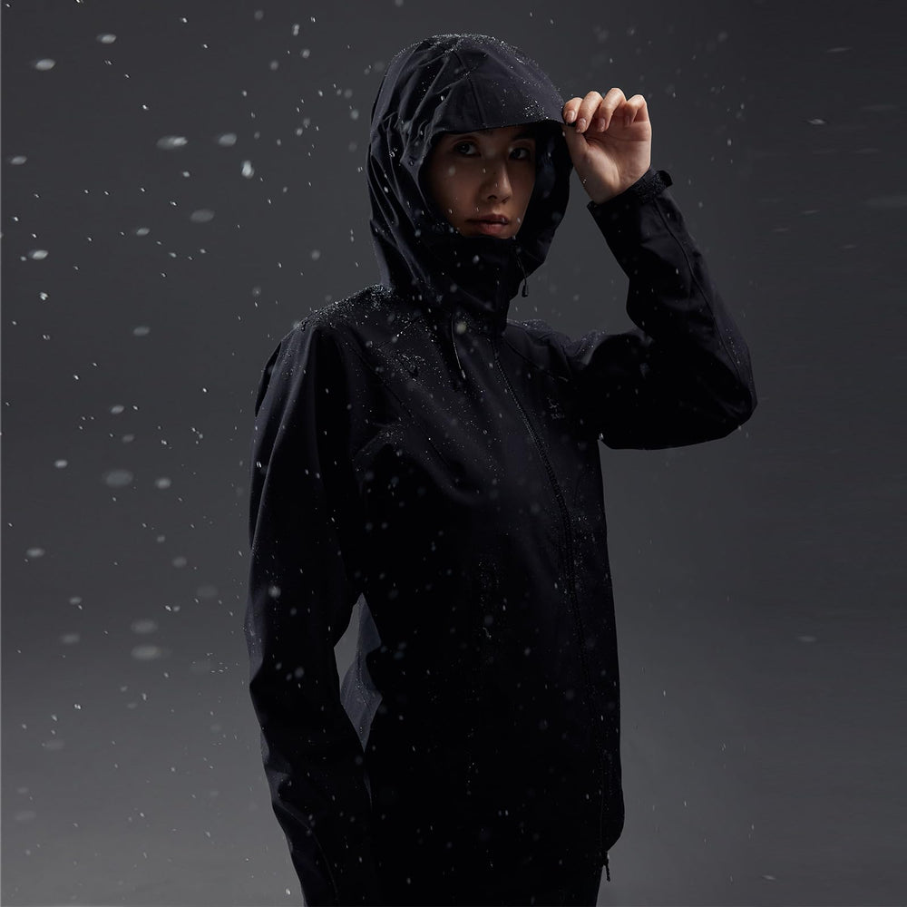 KAILAS jacket armpit vents close-up demonstrates breathable ventilation during climbs.