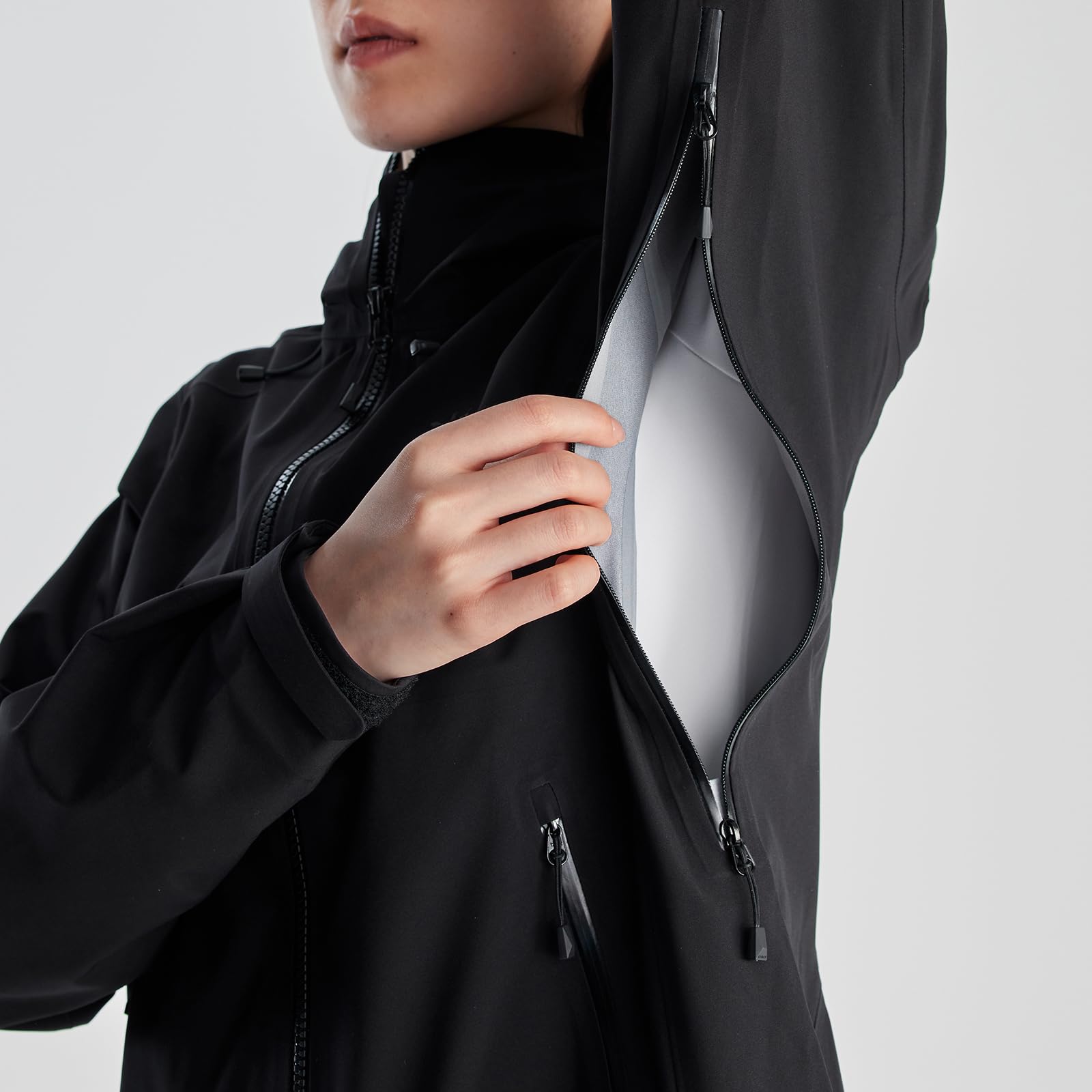 KAILAS armpit vents illustrate breathable ventilation for hot climbs