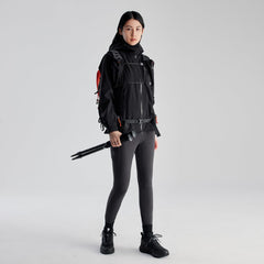 KAILAS waterproof hood up image highlighting full rain protection during showers