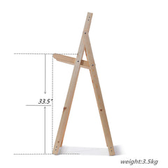 KAINOKAI archery target stand outdoors in sunlight demonstrating solid pine construction.