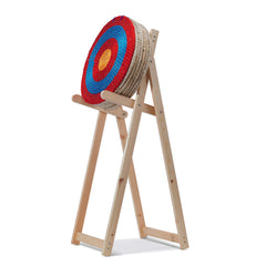 KAINOKAI archery stand showing easy portability for garden and park use.