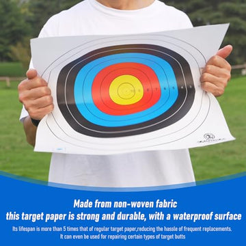 KAINOKAI 80cm target paper for outdoor and indoor practice.