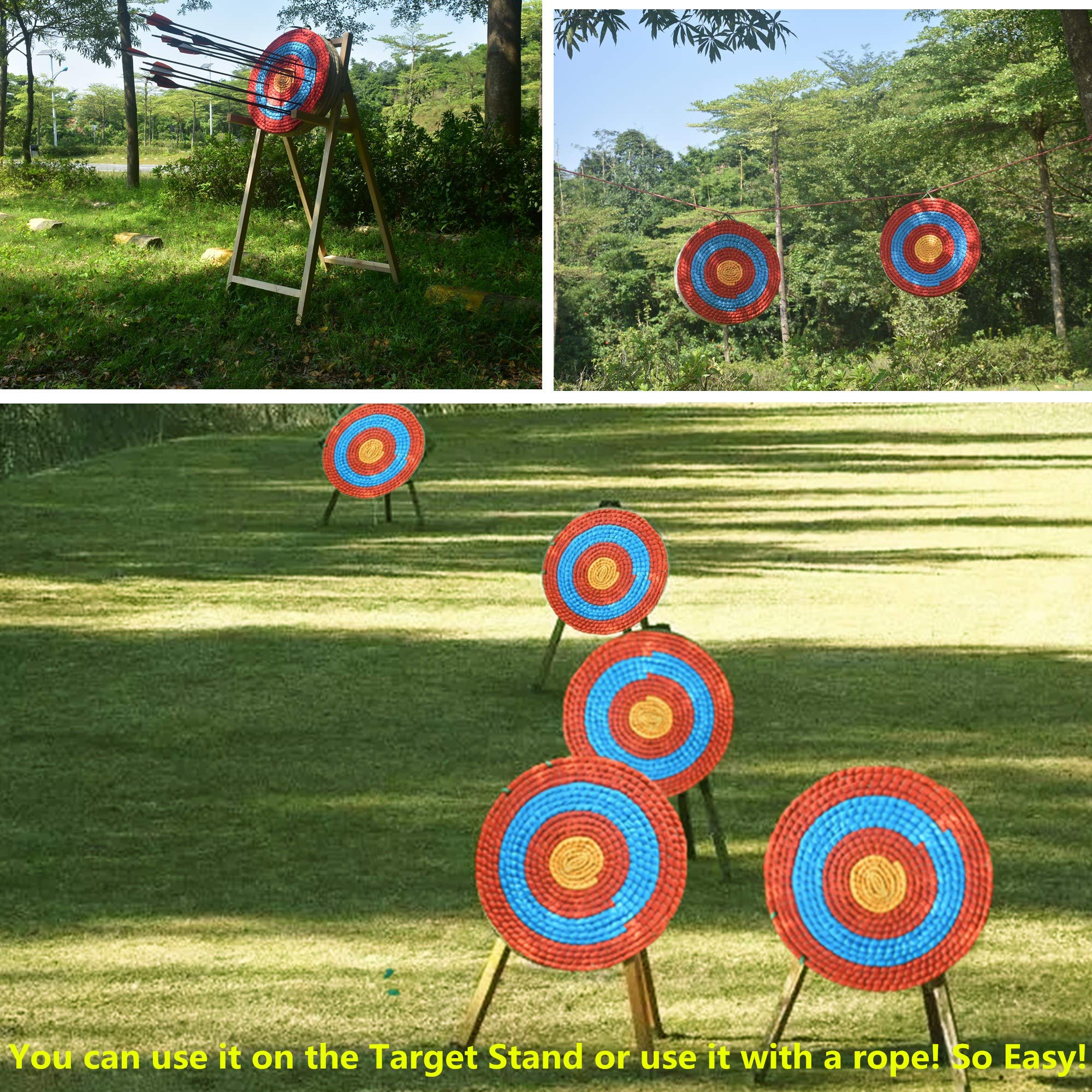 KAINOKAI straw archery target 32x32 outdoor 30-50m practice