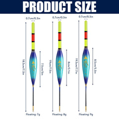 Kaiwern lighted slip bobbers 3-pack boosts bait visibility at various depths.
