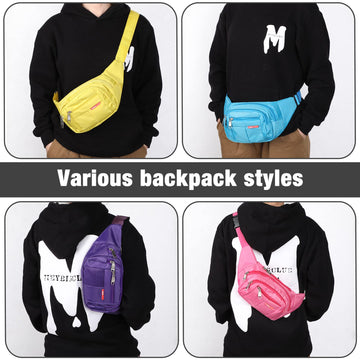 Kajaia Neon wear-as-waist-or-crossbody option offers versatile carrying style.