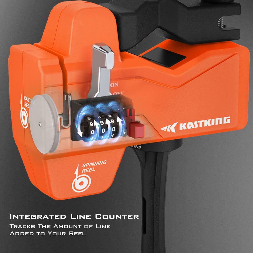 3-position clamp system on Kalibrate line spooler.