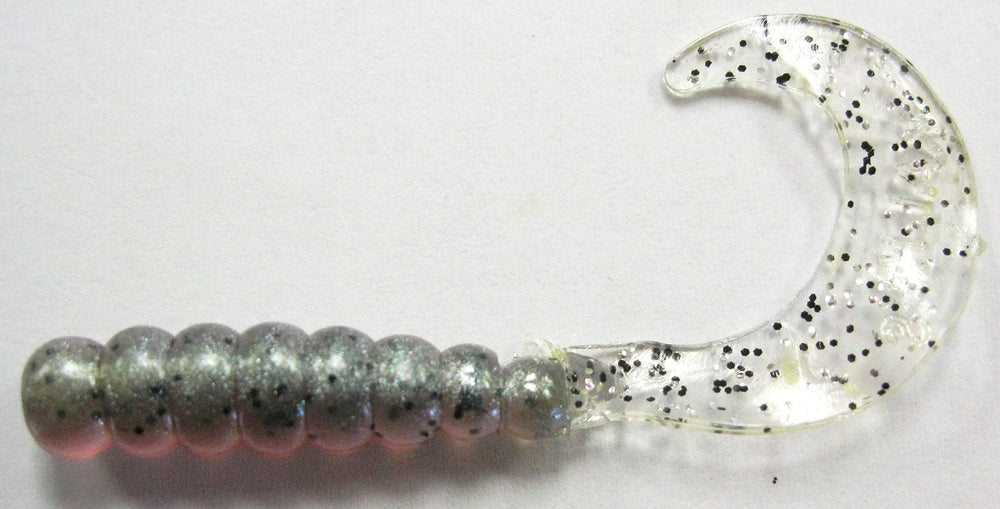 Kalin 2-Inch Triple Threat grub pack front view ideal for bass and panfish in freshwater