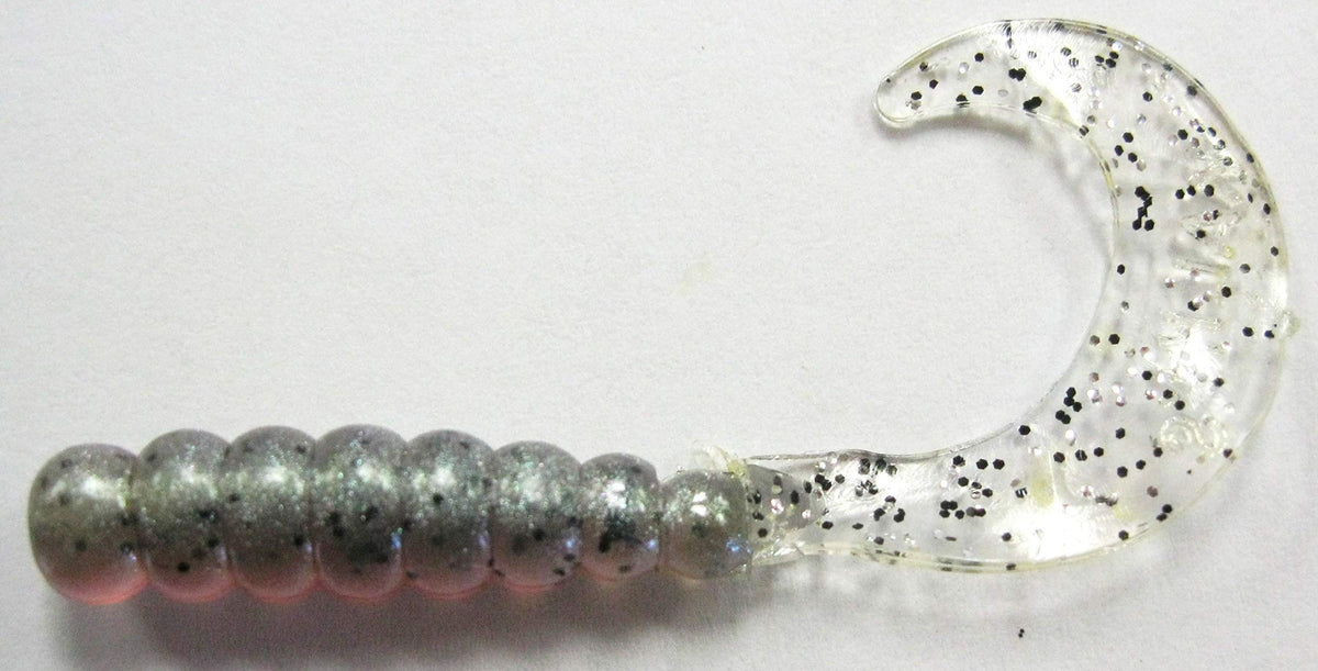 Kalin 2-Inch Triple Threat grub pack front view ideal for bass and panfish in freshwater