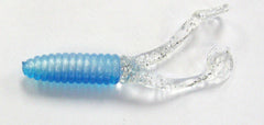 Kalin Crappie Scrub paddletail in blue-silver, showing panfish-attracting action