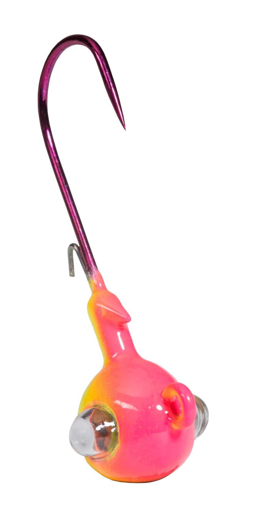 Kalin Rattlin Google Eye Jig clown 3/8 oz with glass eye and rattling lure.