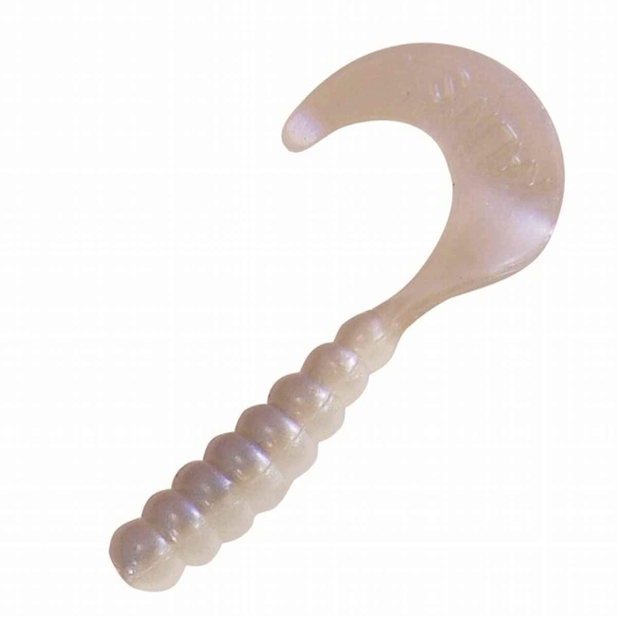 Kalins 2TG10-885 Triple Threat Albino Shad 2-inch grub ideal for crappie and walleye