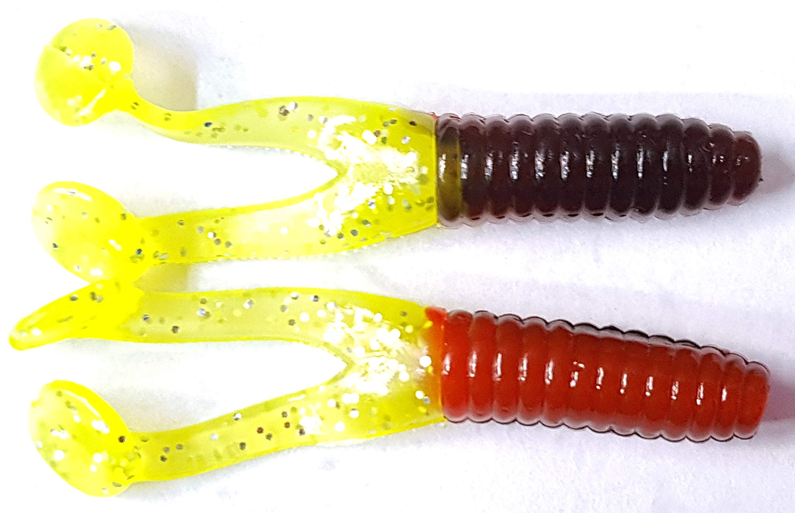 Kalin's Crappie Scrub with double paddletail for enticing panfish jig action