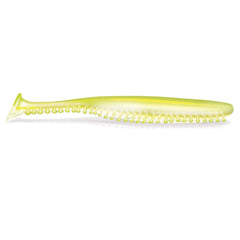 Kalin's Tickle Tail lure side view highlighting shad paddletail action for bass and walleye