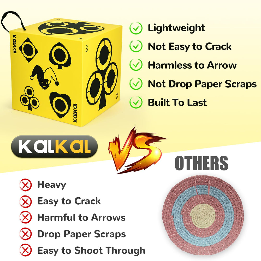 Kalkal Archery Target bright colors enhance visibility for long-range aiming.